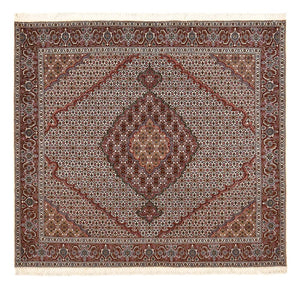 Perzisch tapijt - Bijar vierkant  - 202 x 198 cm - roest