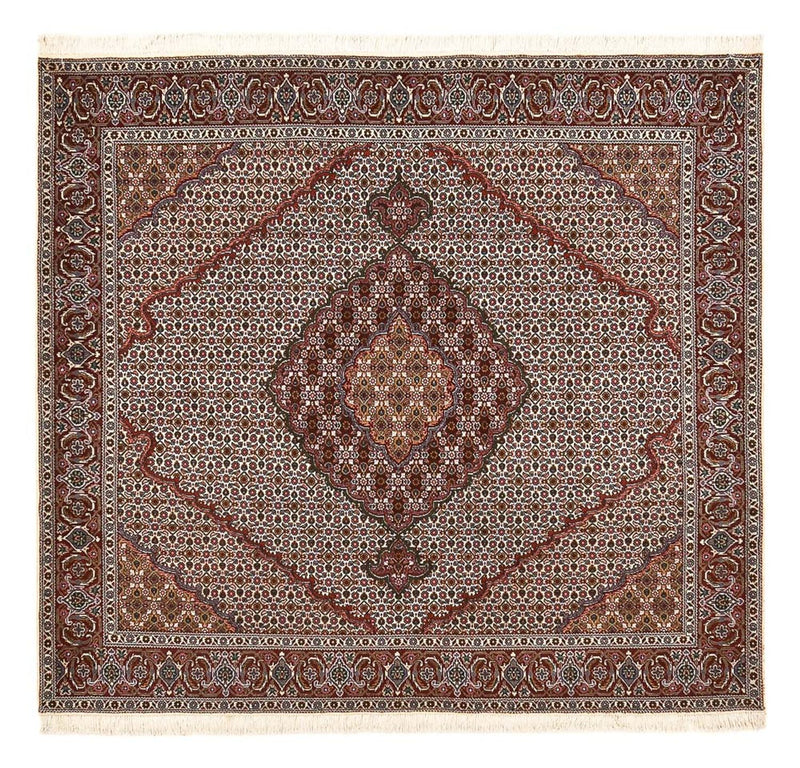 Perzisch tapijt - Bijar vierkant  - 202 x 198 cm - roest