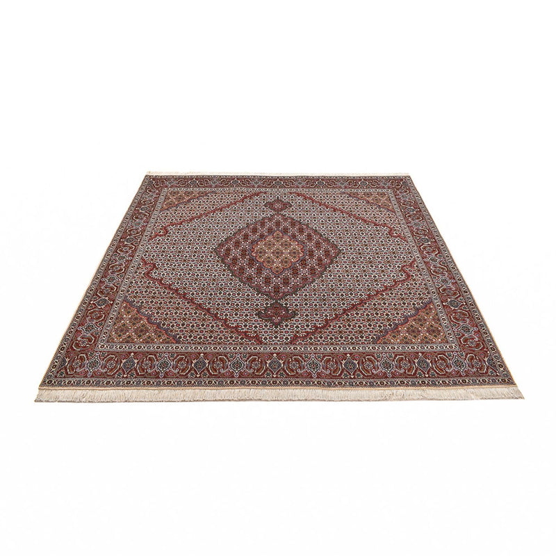 Perzisch tapijt - Bijar vierkant  - 202 x 198 cm - roest