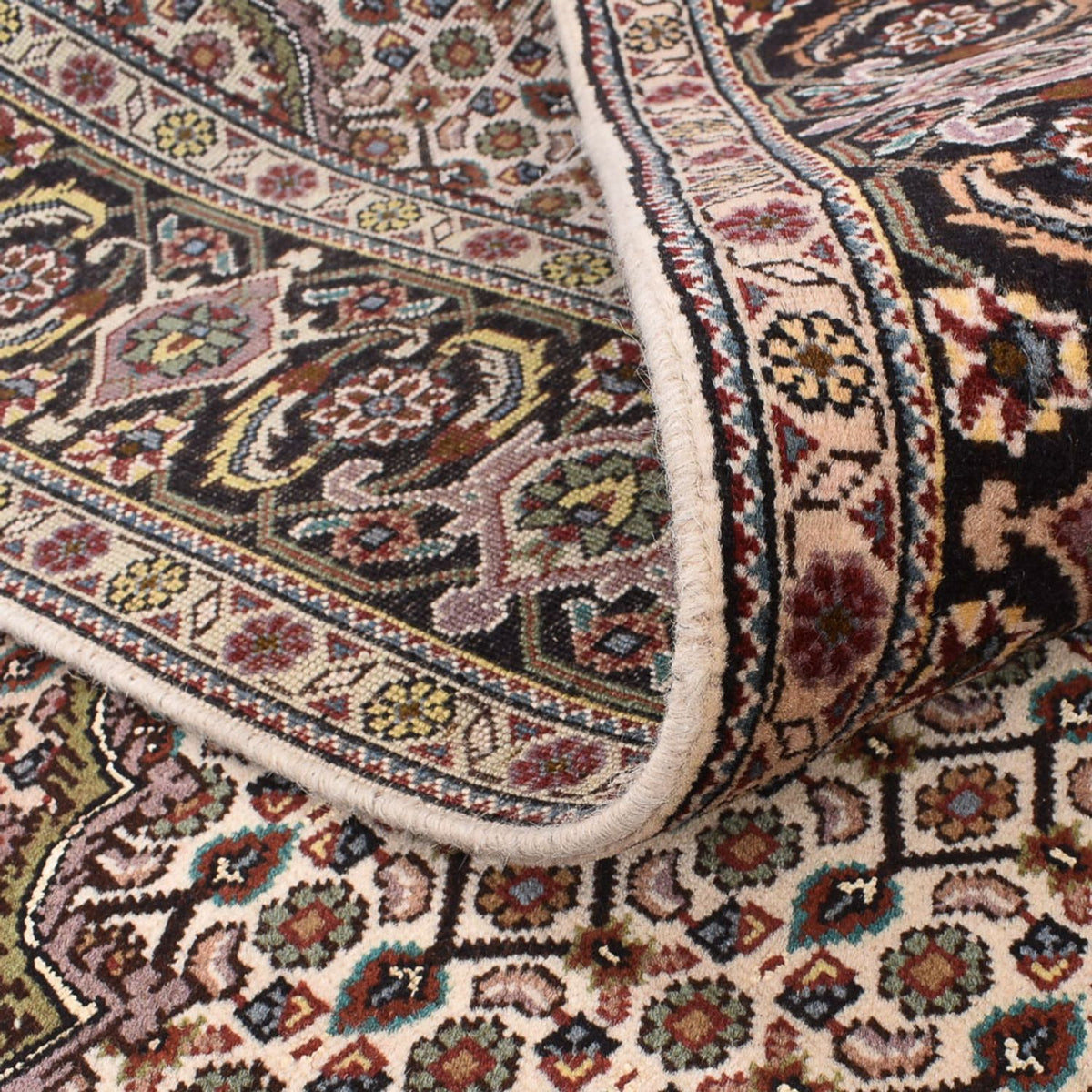 Perzisch tapijt - Tabriz - Royal vierkant  - 212 x 200 cm - bruin