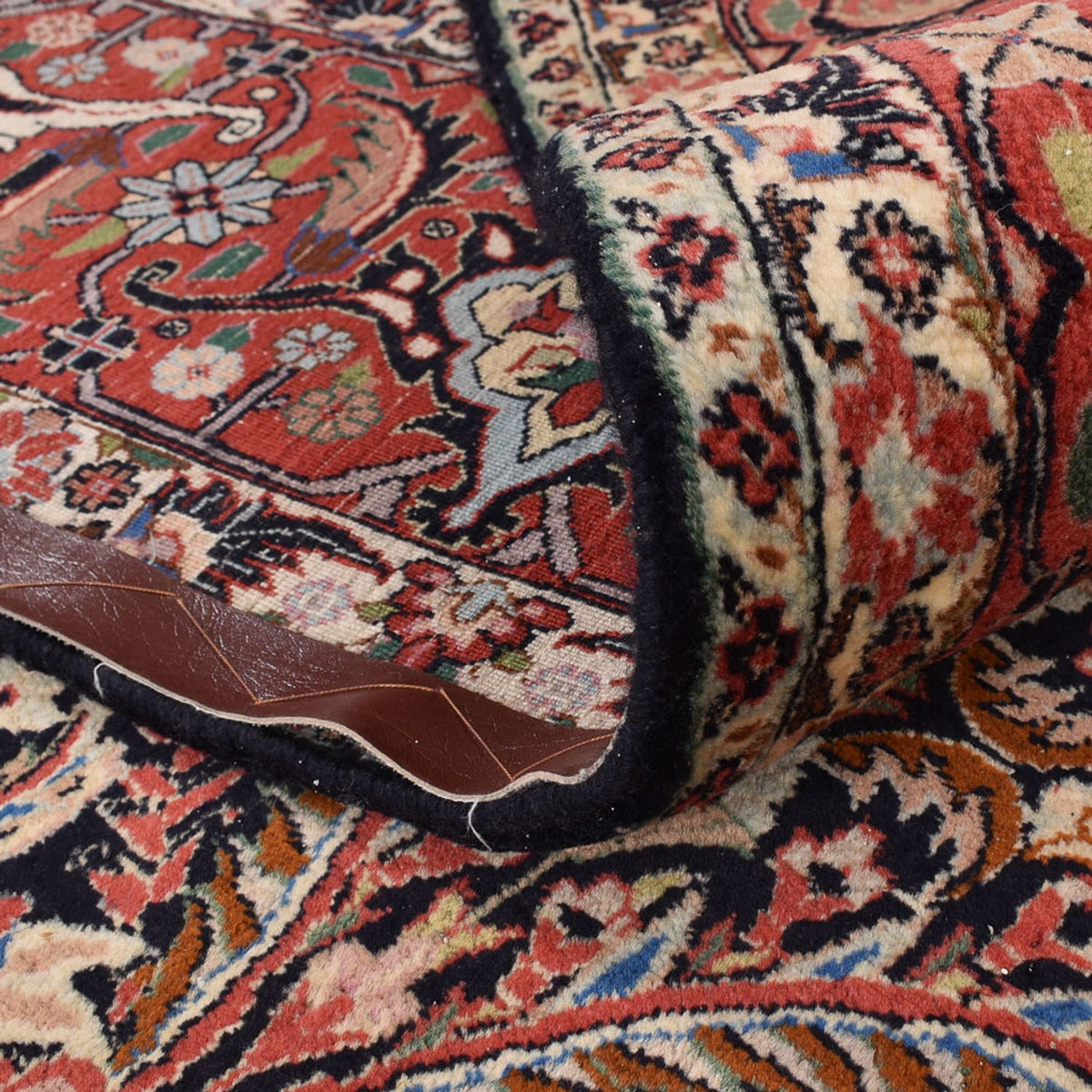 Perzisch tapijt - Bijar vierkant  - 302 x 300 cm - roest