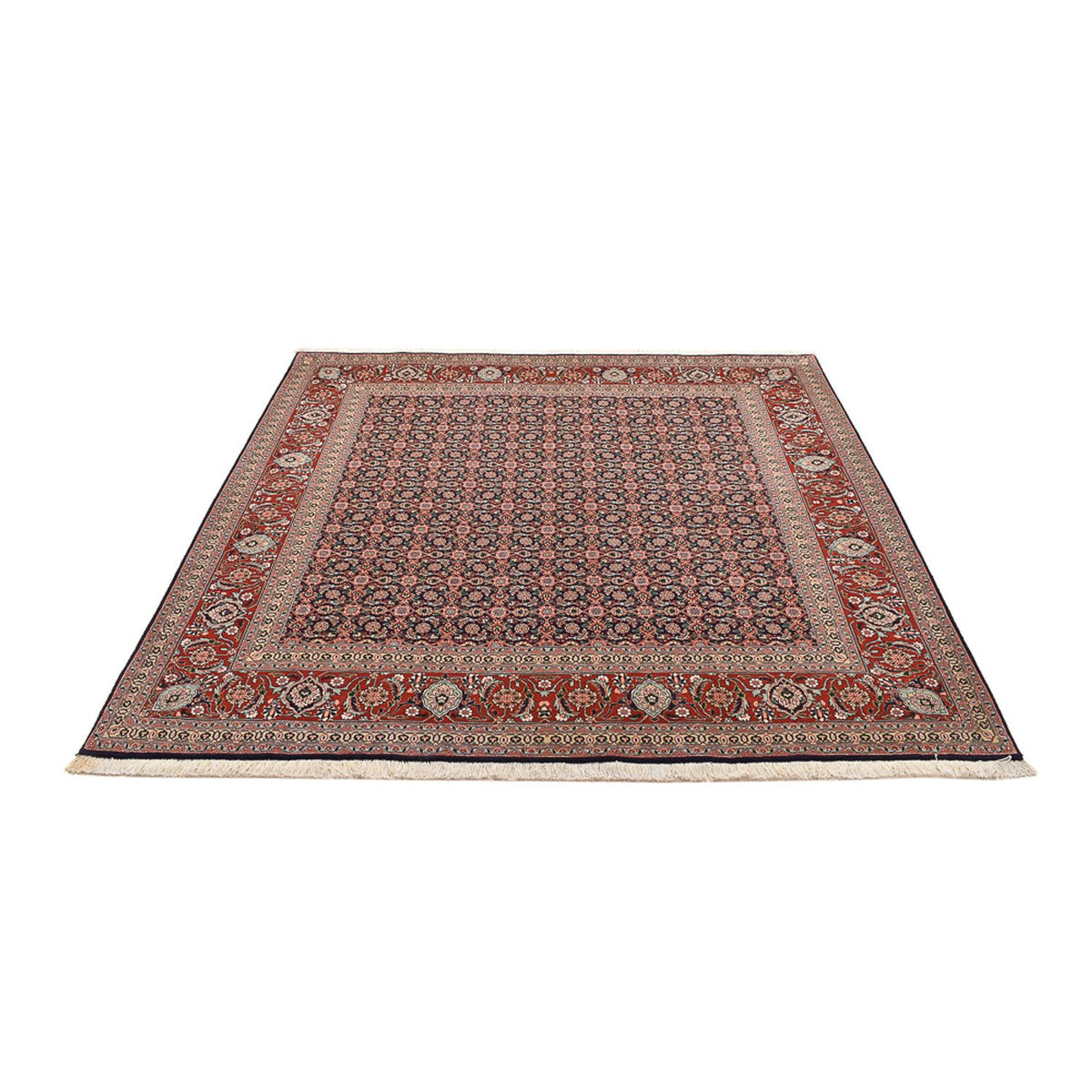 Perzisch tapijt - Tabriz - Royal vierkant  - 203 x 200 cm - roest