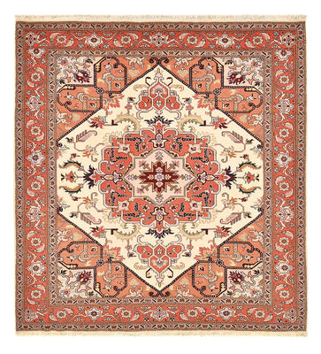 Perzisch tapijt - Tabriz - Royal vierkant  - 216 x 195 cm - crème