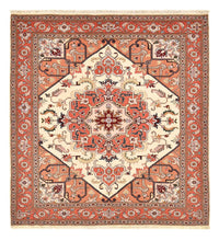 Perzisch tapijt - Tabriz - Royal vierkant  - 216 x 195 cm - crème