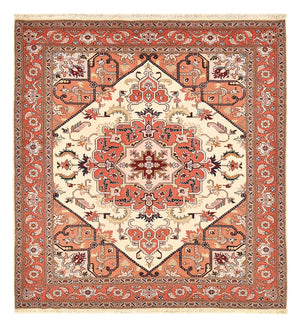 Perzisch tapijt - Tabriz - Royal vierkant  - 216 x 195 cm - crème