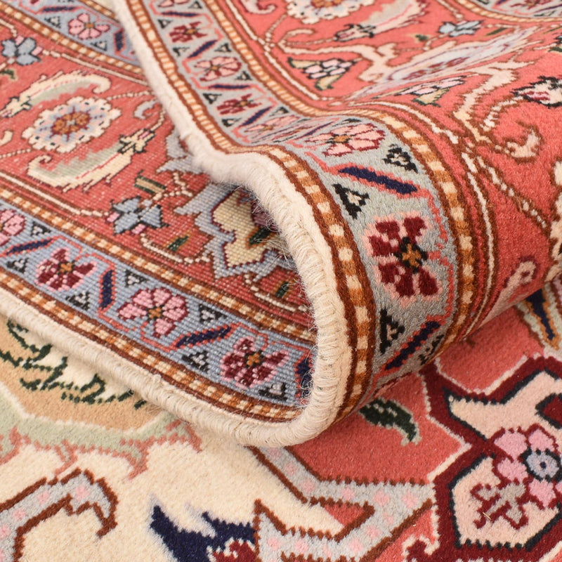 Perzisch tapijt - Tabriz - Royal vierkant  - 216 x 195 cm - crème