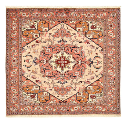 Perzisch Tapijt - Nomadisch vierkant  - 200 x 197 cm - licht beige