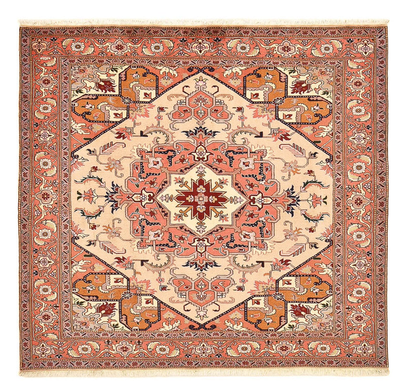 Perzisch Tapijt - Nomadisch vierkant  - 200 x 197 cm - licht beige