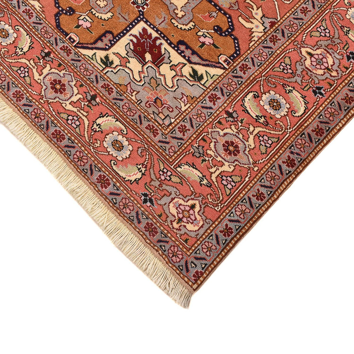 Perzisch Tapijt - Nomadisch vierkant  - 200 x 197 cm - licht beige