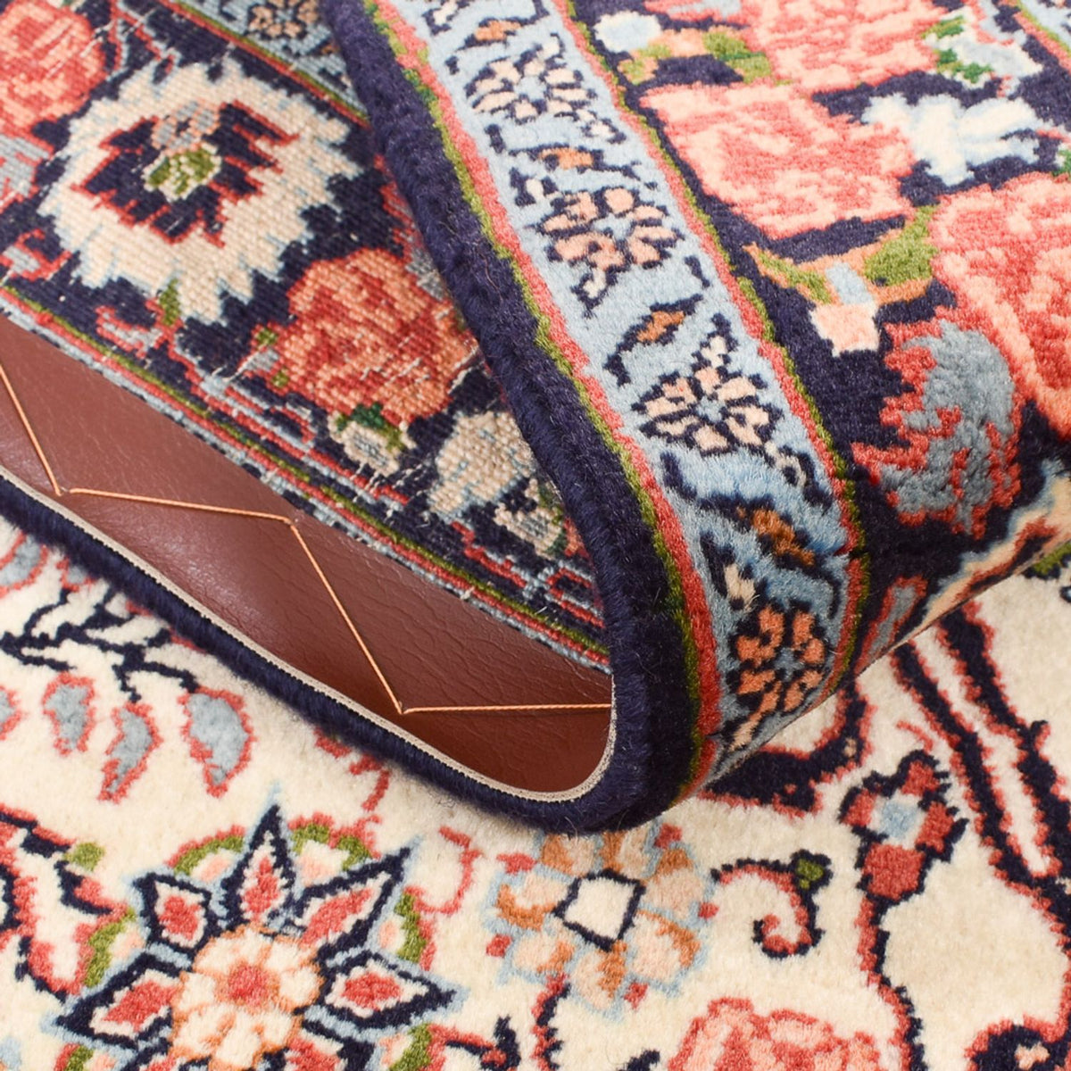 Loper Perzisch tapijt - Bijar - 196 x 82 cm - crème