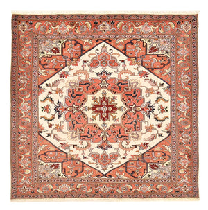 Perzisch tapijt - Tabriz - Royal vierkant  - 207 x 205 cm - crème
