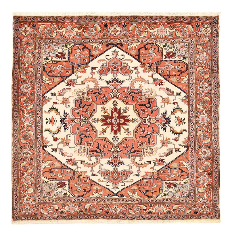 Perzisch tapijt - Tabriz - Royal vierkant  - 207 x 205 cm - crème