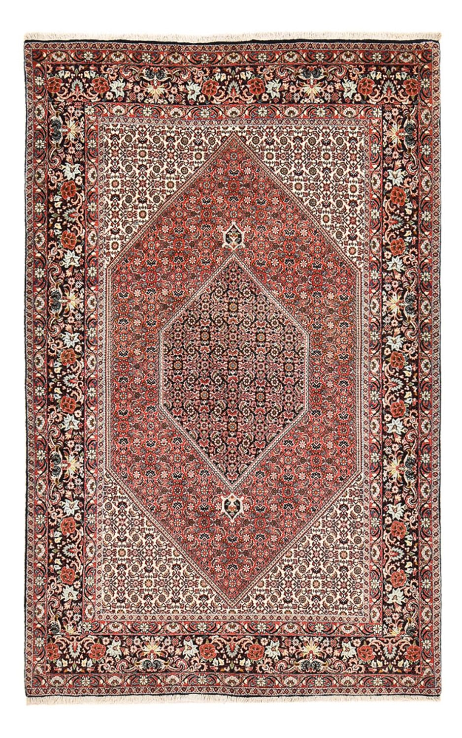 Perzisch tapijt - Bijar - 254 x 153 cm - roest