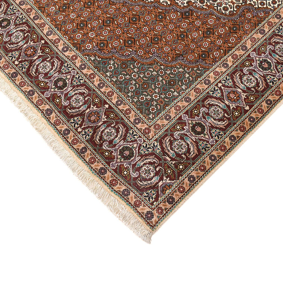 Perzisch tapijt - Tabriz - Royal vierkant  - 203 x 200 cm - zand