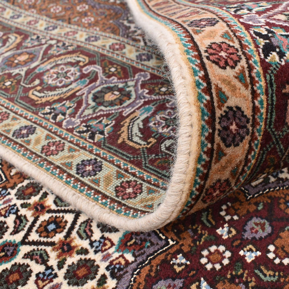 Perzisch tapijt - Tabriz - Royal vierkant  - 203 x 200 cm - zand