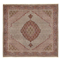 Perzisch tapijt - Tabriz - Royal vierkant  - 204 x 200 cm - bruin