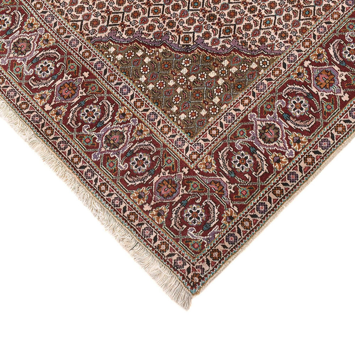 Perzisch tapijt - Tabriz - Royal vierkant  - 204 x 200 cm - bruin
