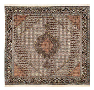Perzisch tapijt - Tabriz - Royal vierkant  - 202 x 200 cm - zand