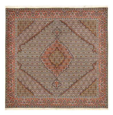 Perzisch tapijt - Tabriz - Royal vierkant  - 210 x 206 cm - roest