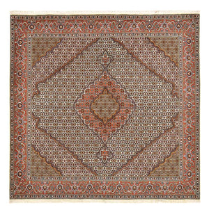 Perzisch tapijt - Tabriz - Royal vierkant  - 210 x 206 cm - roest