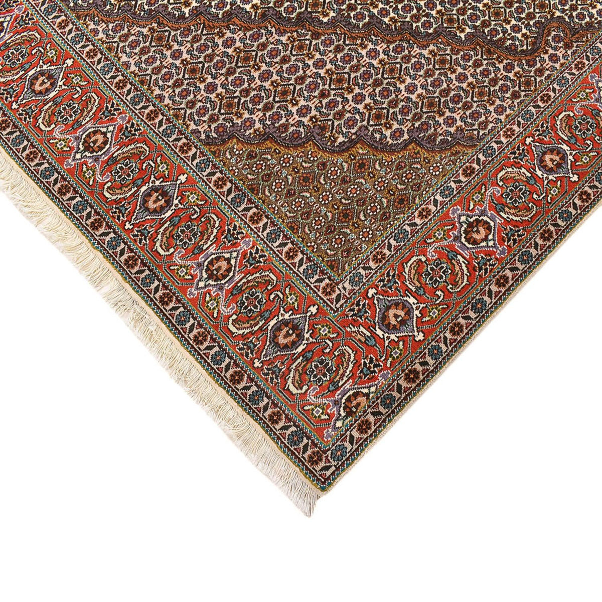 Perzisch tapijt - Tabriz - Royal vierkant  - 210 x 206 cm - roest