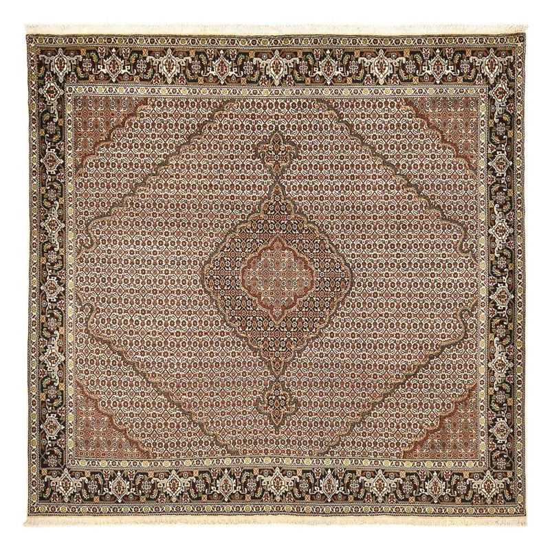 Perzisch tapijt - Tabriz - Royal vierkant  - 205 x 204 cm - bruin