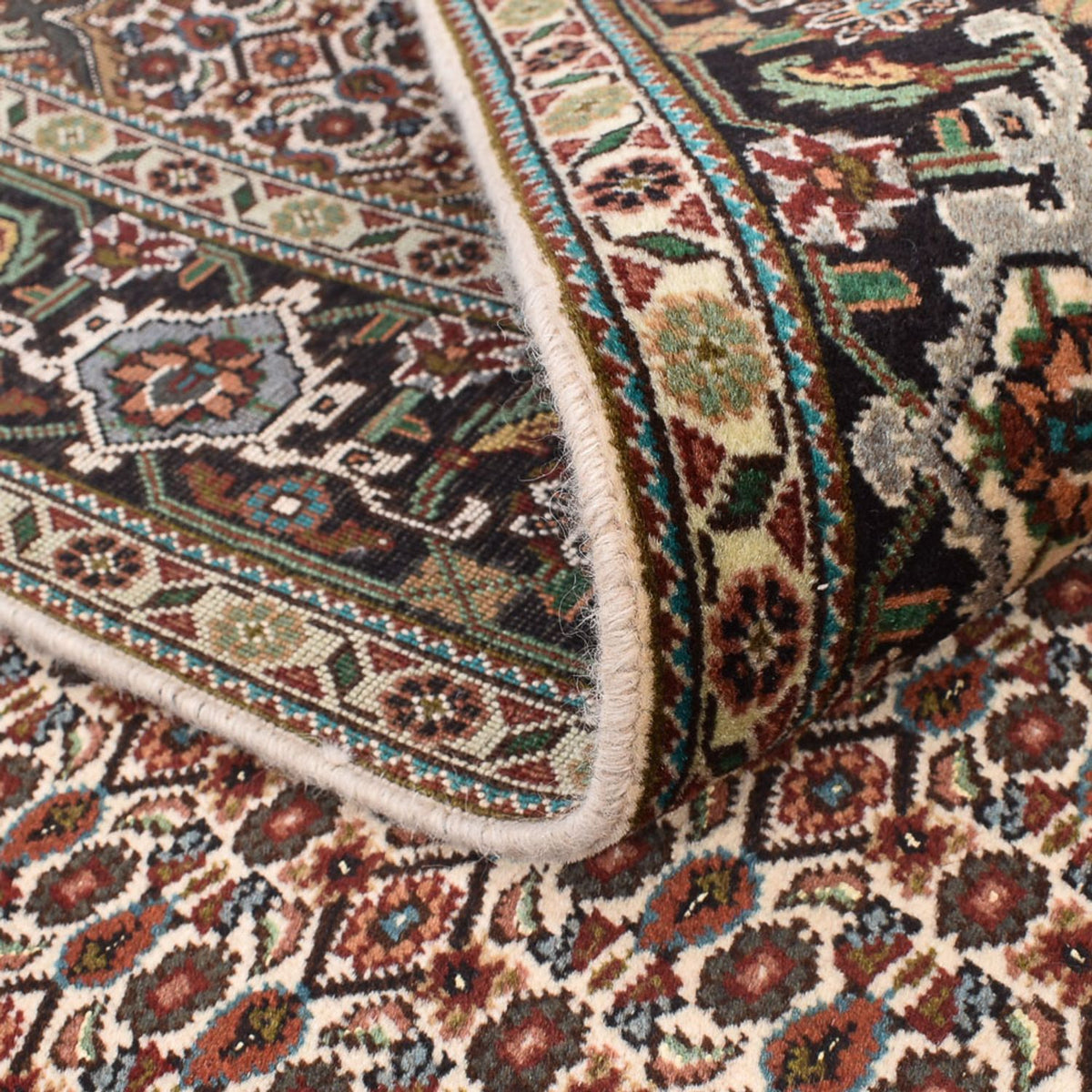 Perzisch tapijt - Tabriz - Royal vierkant  - 205 x 204 cm - bruin