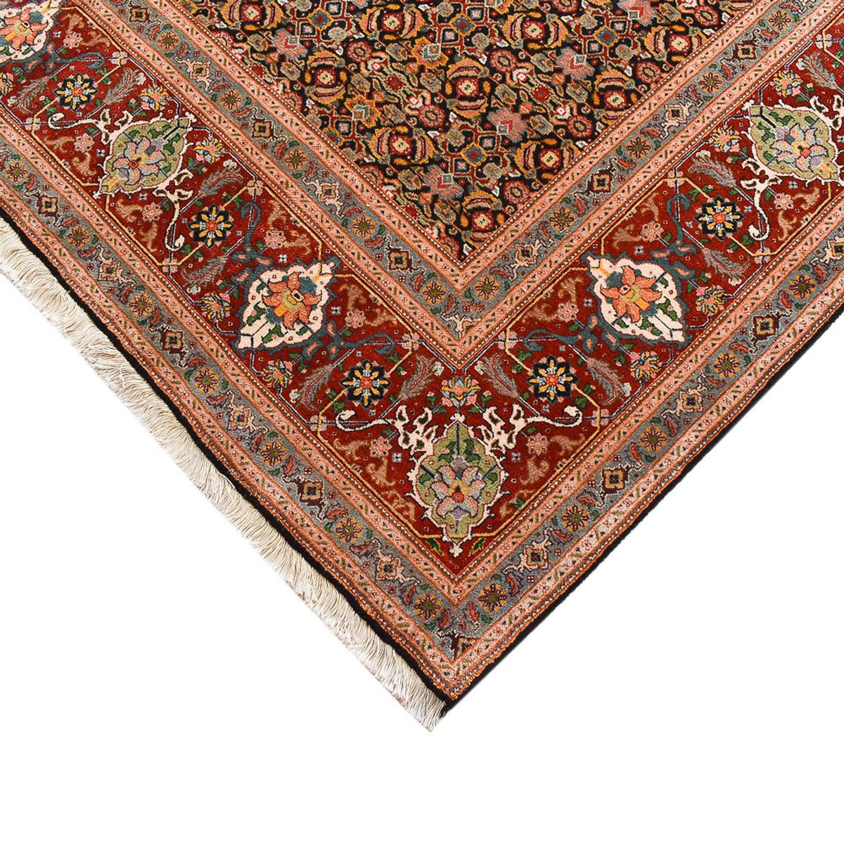 Perzisch tapijt - Tabriz - Royal - 303 x 200 cm - donker beige