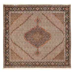 Perzisch tapijt - Tabriz - Royal vierkant  - 206 x 202 cm - lichtbruin
