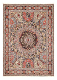 Perzisch tapijt - Tabriz - Royal - 413 x 305 cm - terracotta