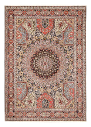 Perzisch tapijt - Tabriz - Royal - 413 x 305 cm - terracotta