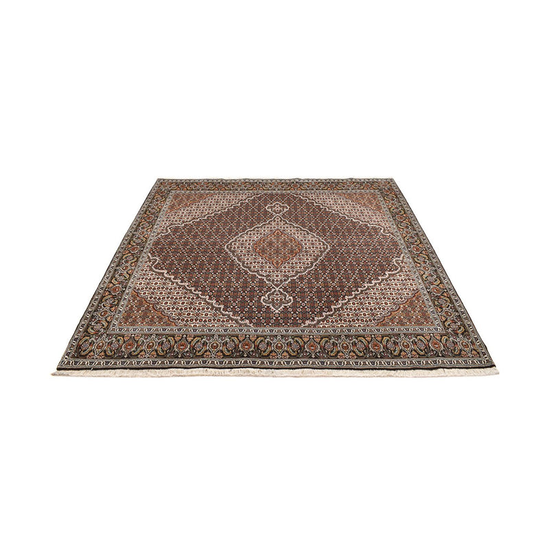 Perzisch tapijt - Tabriz - Royal vierkant  - 207 x 205 cm - bruin