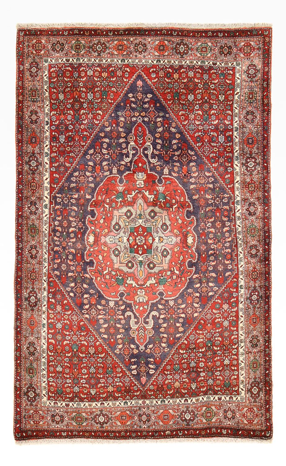Perzisch Tapijt - Nomadisch - 208 x 135 cm - rood