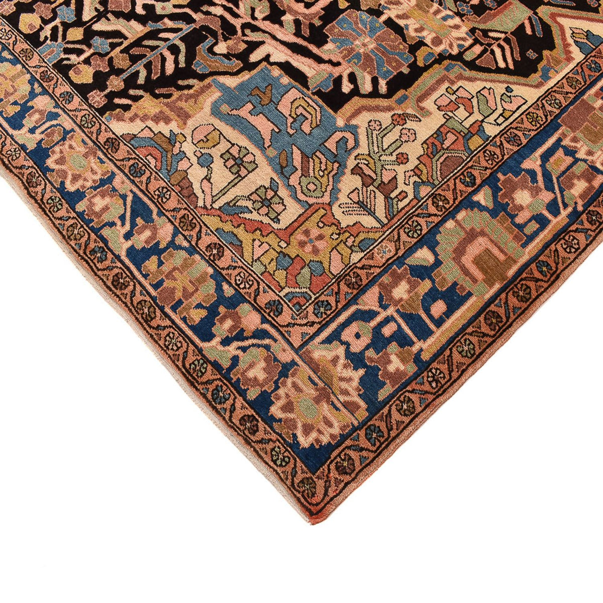 Perzisch Tapijt - Nomadisch vierkant  - 206 x 203 cm - veelkleurig