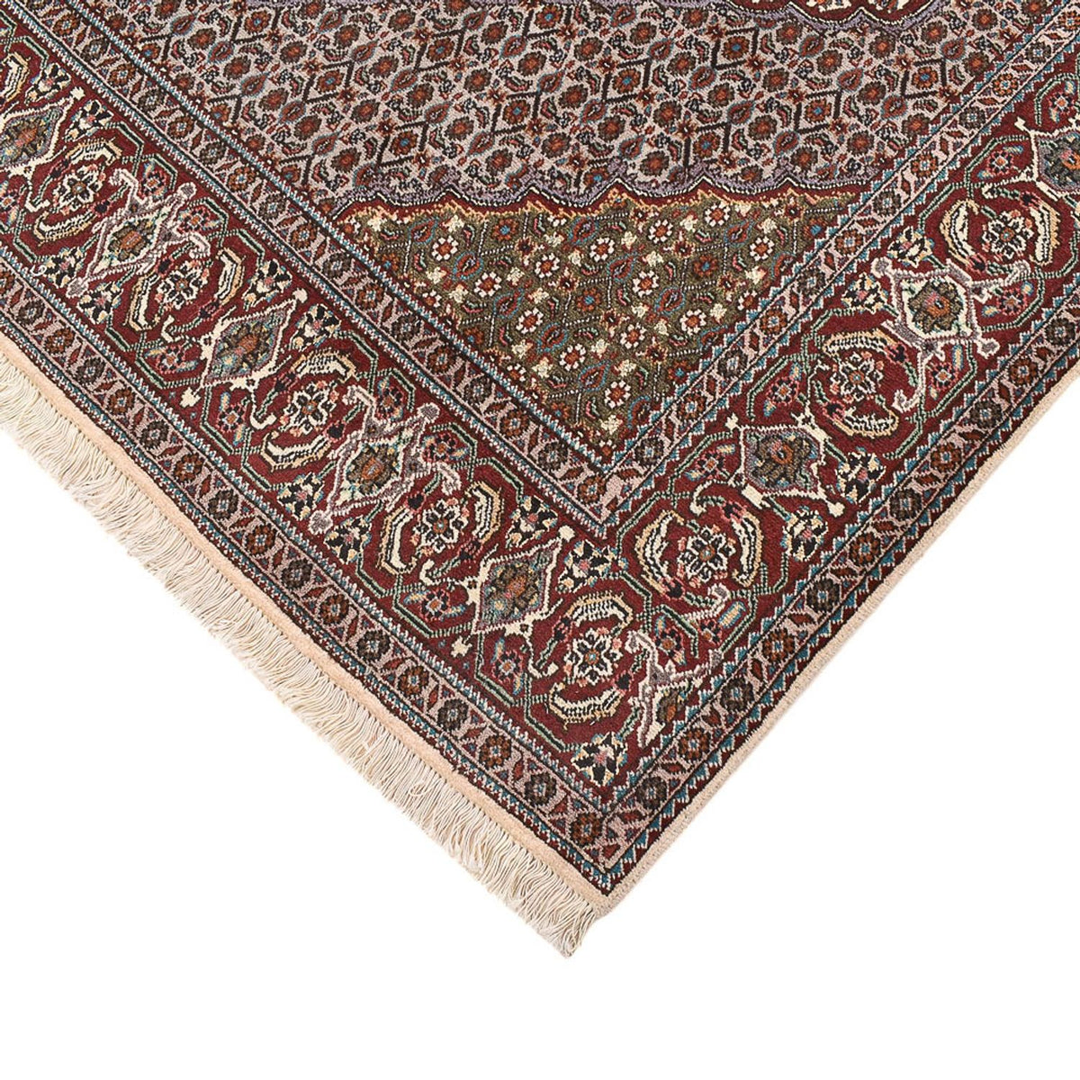 Perzisch tapijt - Tabriz - Royal vierkant  - 205 x 202 cm - bruin