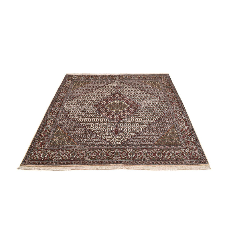 Perzisch tapijt - Tabriz - Royal vierkant  - 205 x 202 cm - bruin
