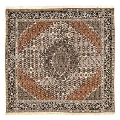 Perzisch tapijt - Tabriz - Royal vierkant  - 206 x 202 cm - lichtbruin