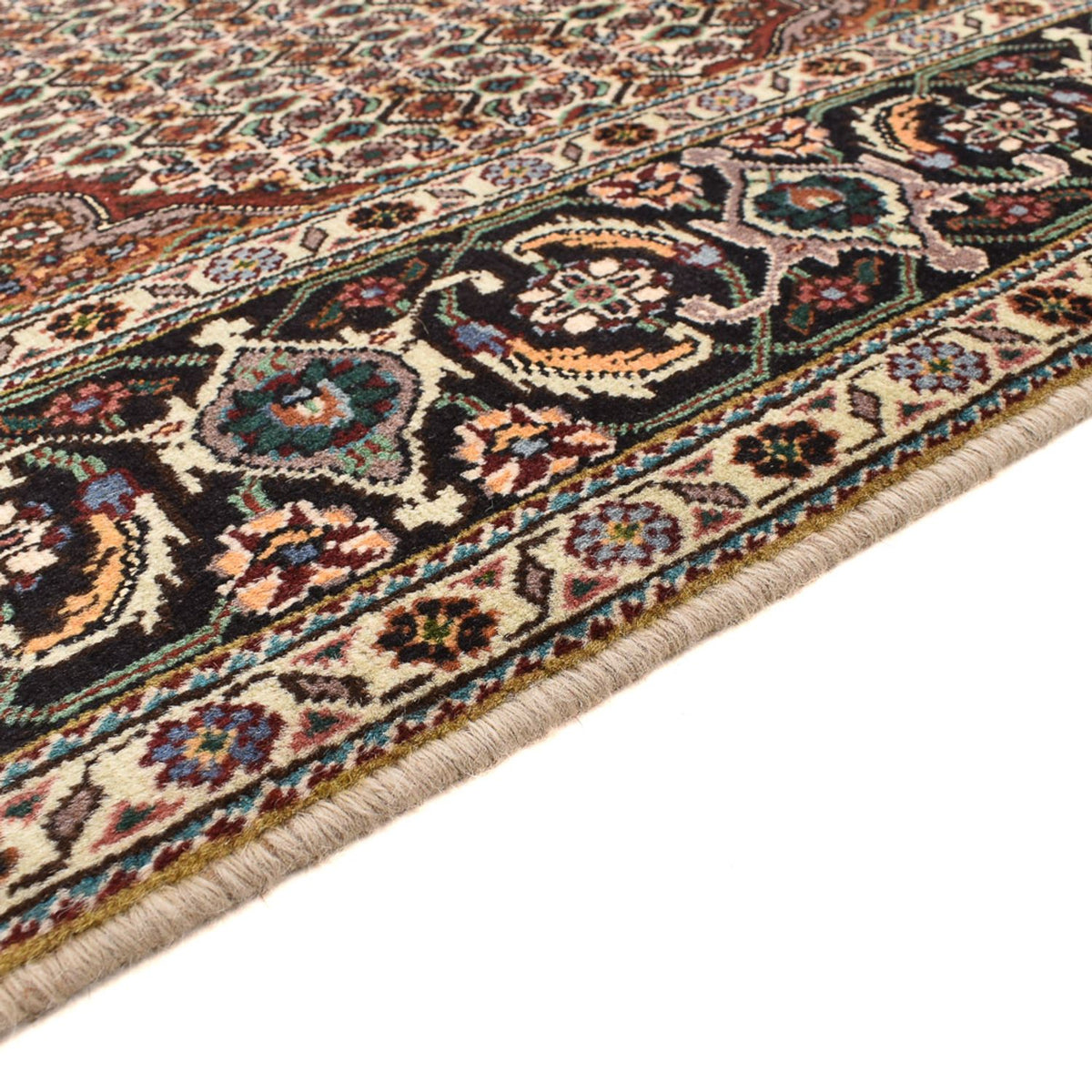 Perzisch tapijt - Tabriz - Royal vierkant  - 206 x 202 cm - lichtbruin