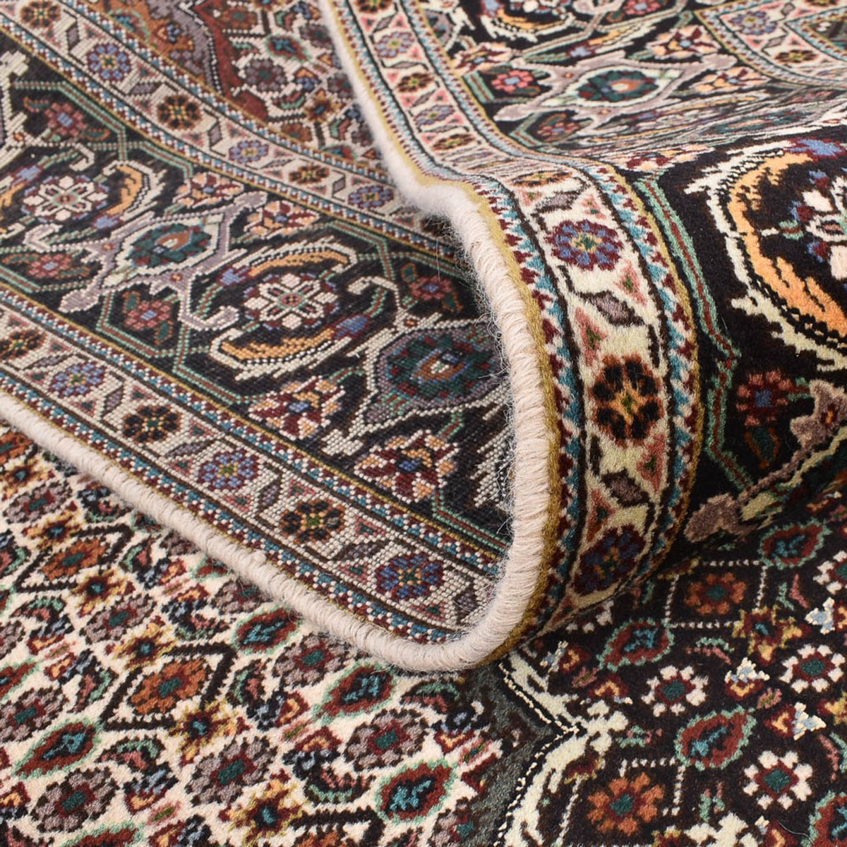 Perzisch tapijt - Tabriz - Royal vierkant  - 206 x 202 cm - lichtbruin