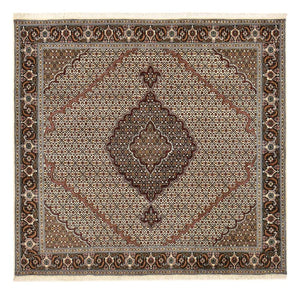 Perzisch tapijt - Tabriz - Royal vierkant  - 200 x 200 cm - bruin