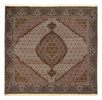 Perzisch tapijt - Tabriz - Royal vierkant  - 203 x 200 cm - bruin