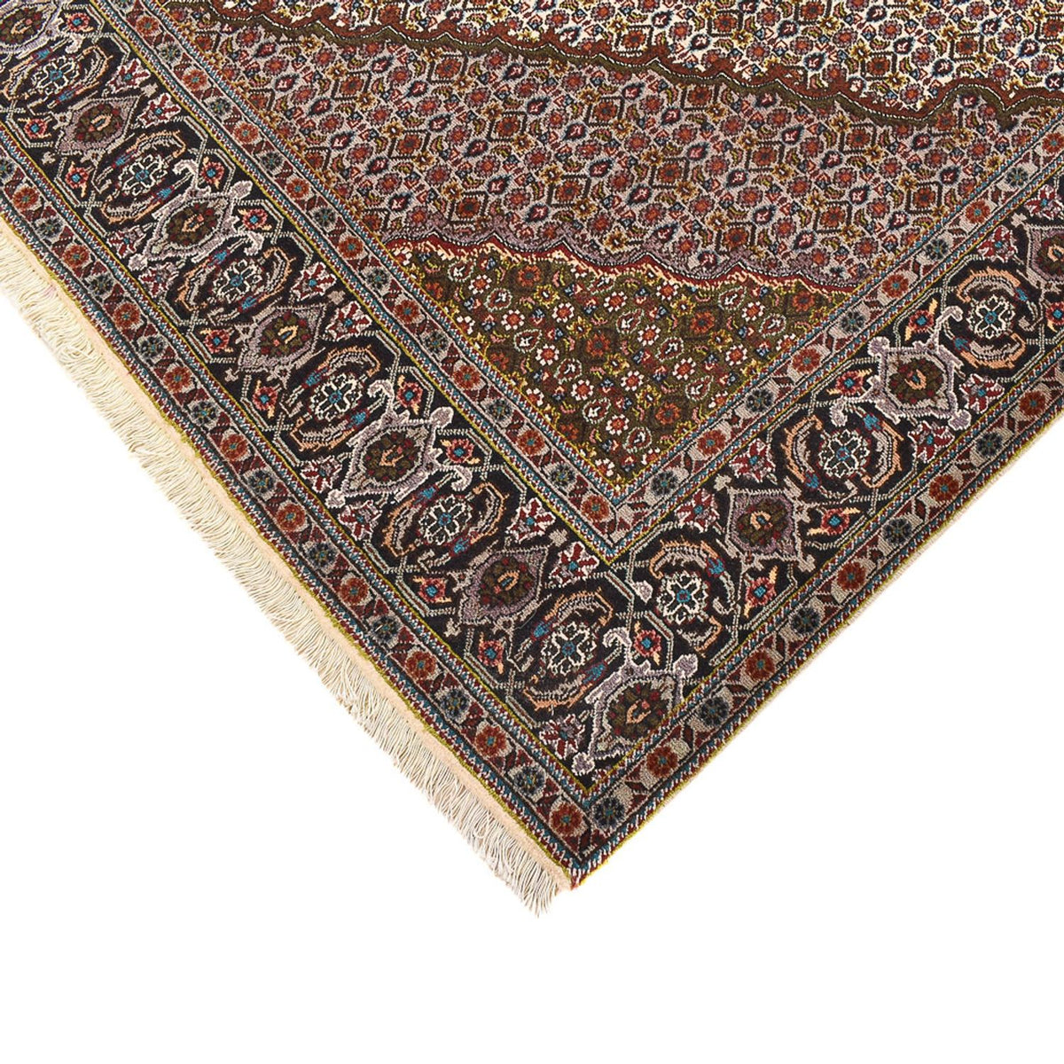Perzisch tapijt - Tabriz - Royal vierkant  - 203 x 200 cm - bruin
