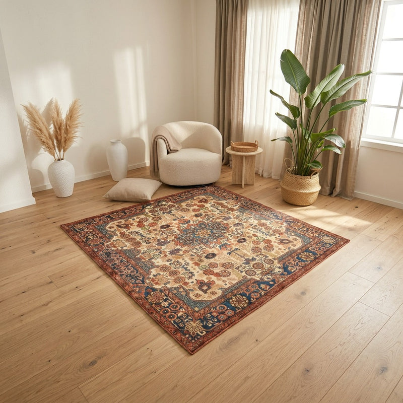 Nahavand Tapijt 200x184cm - Perzisch tapijt