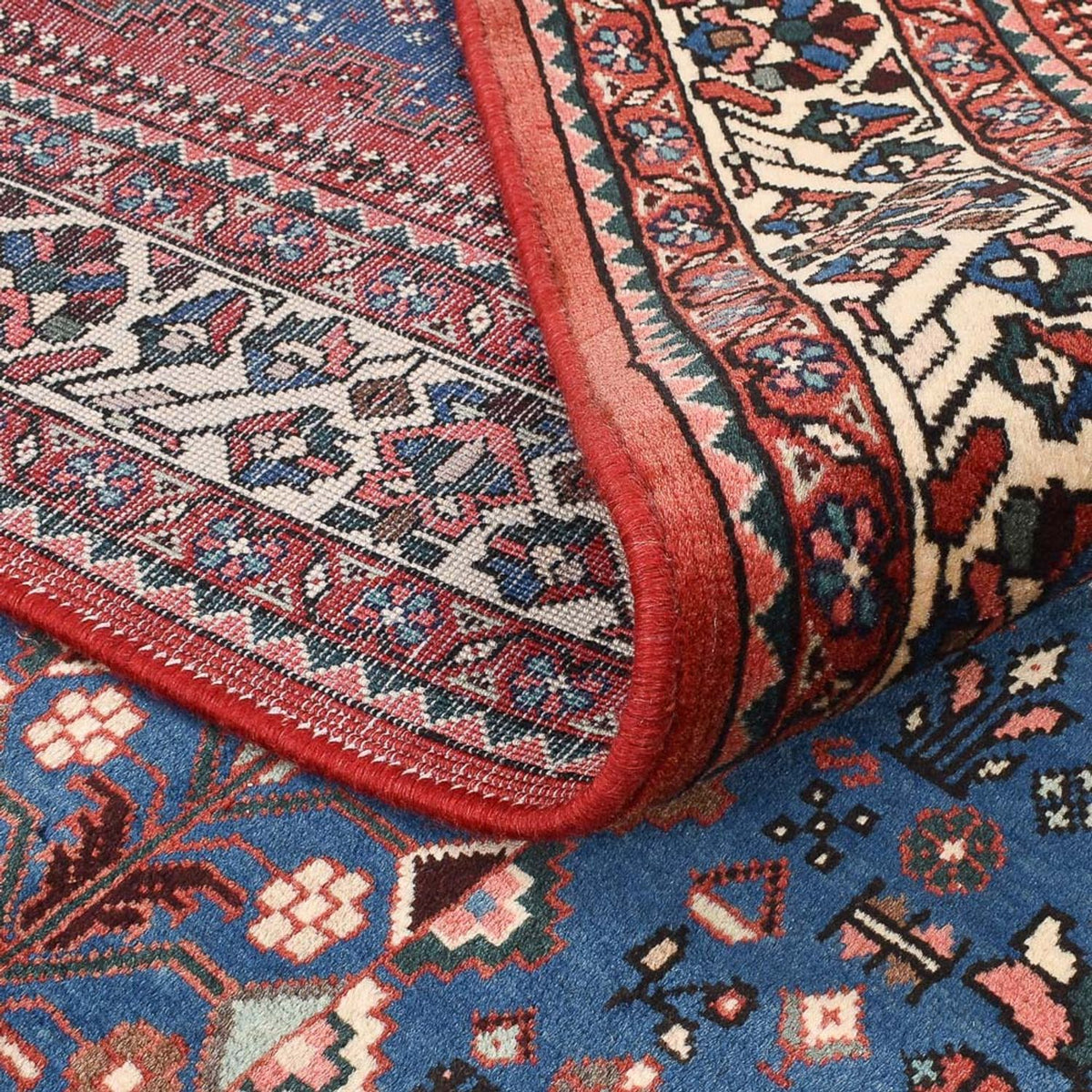 Gabbeh Tapijt - Kashkuli Perzisch - 212 x 155 cm - donkerblauw