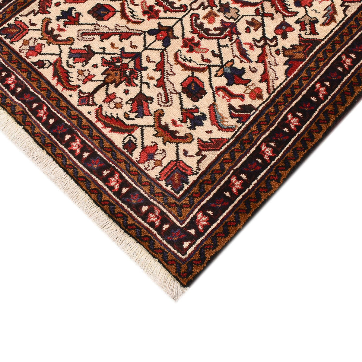 Loper Perzisch Tapijt - Nomadisch - 375 x 91 cm - beige