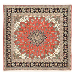 Perzisch tapijt - Tabriz - Royal vierkant  - 204 x 200 cm - rood