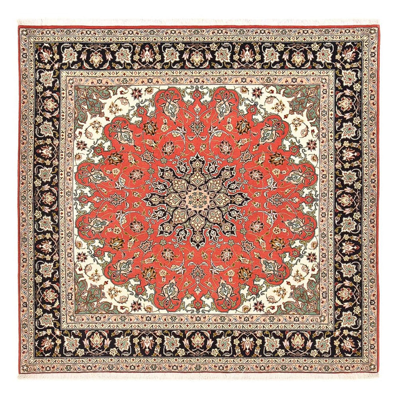 Perzisch tapijt - Tabriz - Royal vierkant  - 204 x 200 cm - rood