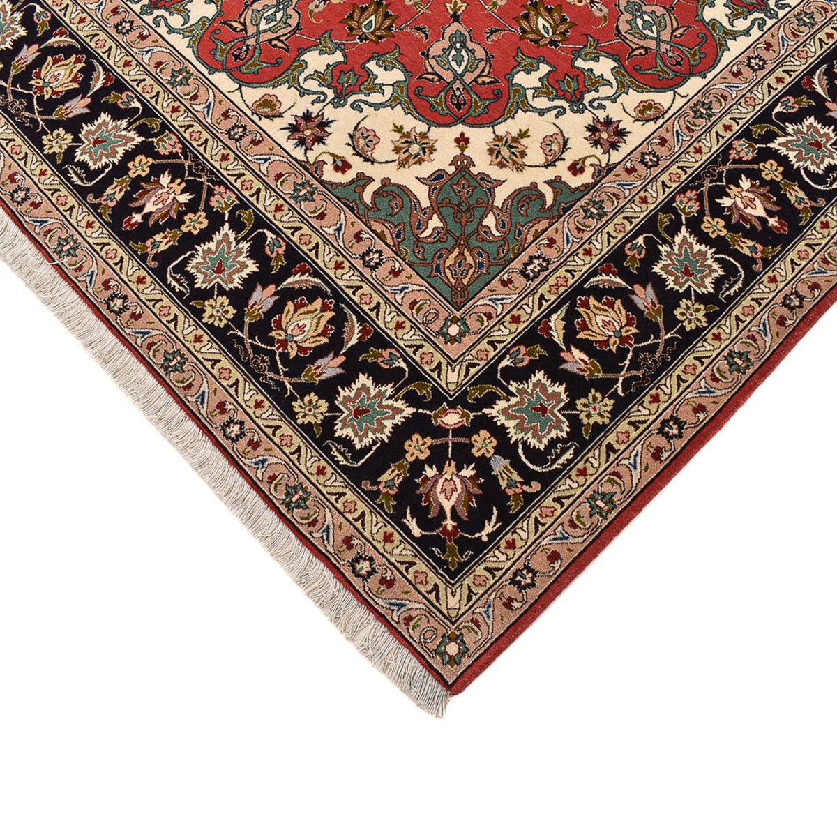 Perzisch tapijt - Tabriz - Royal vierkant  - 204 x 200 cm - rood