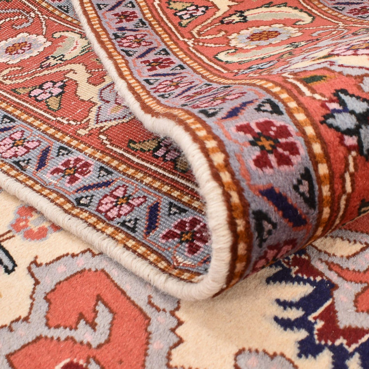 Perzisch Tapijt - Nomadisch vierkant  - 218 x 200 cm - crème