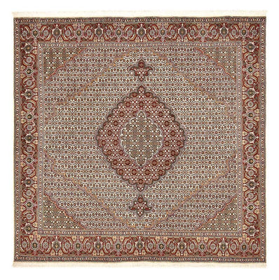 Perzisch tapijt - Tabriz - Royal vierkant  - 205 x 204 cm - lichtbruin